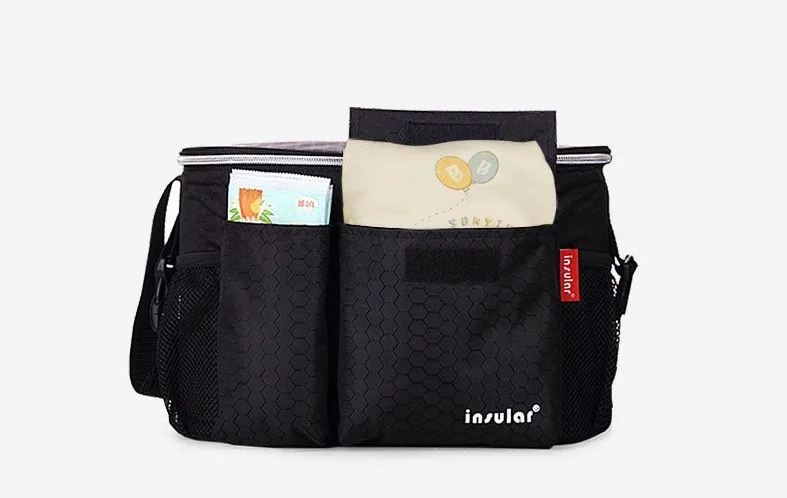 Термоизоляционная сумка для подгузников для коляски, водонепроницаемая сумка для подгузников для мам, сумки для детских колясок