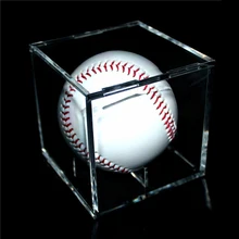 Acrylic 9 Inch Baseball Box Display Golf Tennis Ball Transparent Case for Souvenir Storage Box Holder UV Protection Dustproof 8cm acrylic baseball box related display cube tennis transparent case for ball souvenir storage boxes holder uv protection