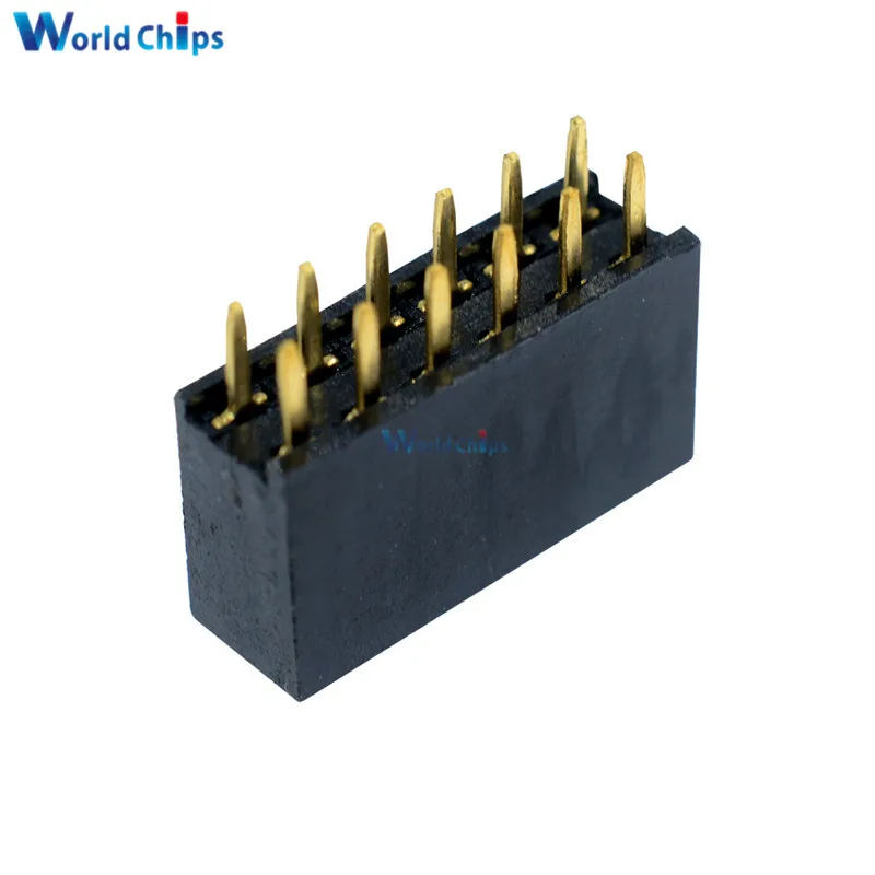 50 шт. 2X6 Pin 12 P 2,54 мм двухрядный Женский Прямо Заголовок шаг розеток