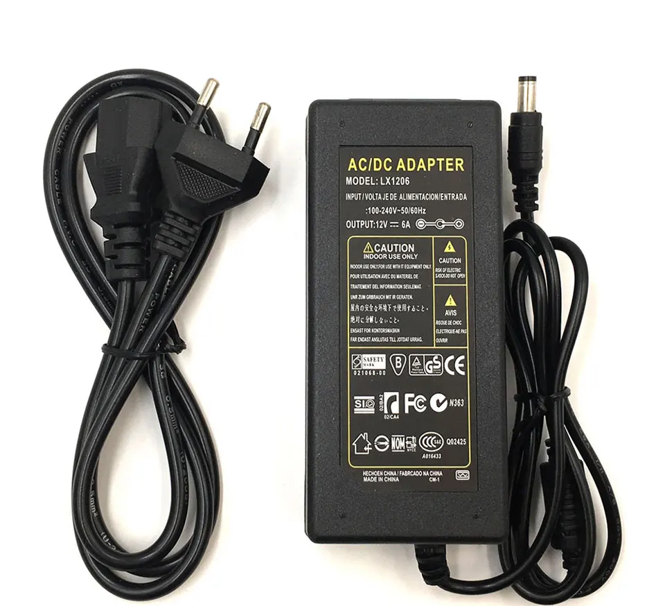 4A 12v power supply driver transformer uk eu us au plug ac dc (2)
