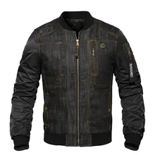 Весна Открытый Отдых для верховой езды спортивные военные тактические джинсовые сдельная блузка пальто Для мужчин осень с длинным рукавом Свободные куртка-бомбер, авиационная куртка