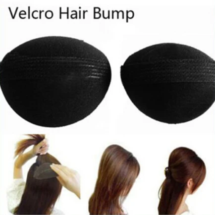 2pcs Princess Bump Up Volume Bumpits Hair Styling Hairdressing Tools Insert Maker Clip Hairpins Hair Clip Black