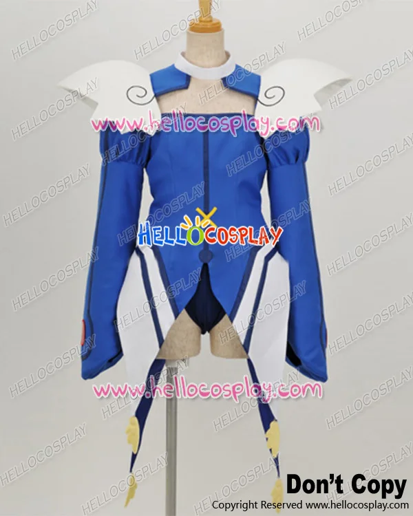 

Kaito Tenshi Twin Angel Cosplay Aoi Kannazuki Blue Uniform Costume H008