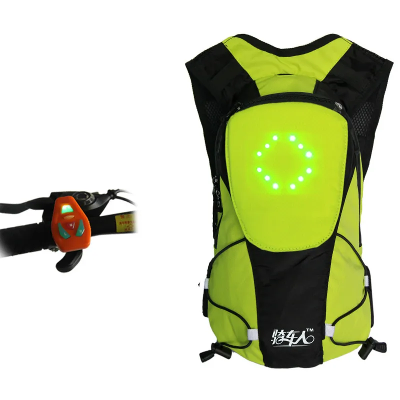 

Night rucksack Wireless remote Control warning LED Light turn Light backpack LED backpack warning Lamp Factory Direct Sale