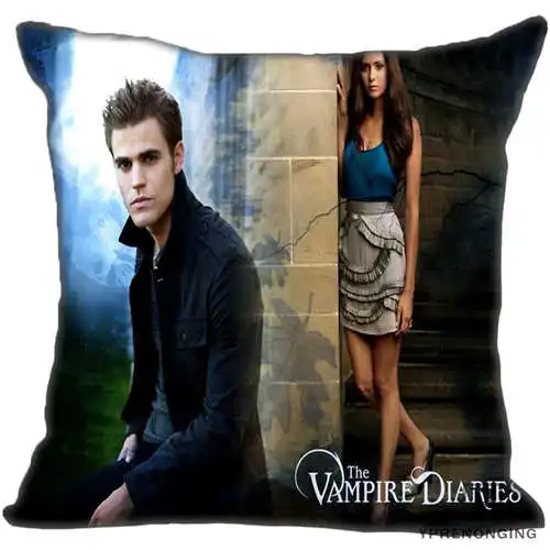 Best Custom The-Vampire-diaries(1)@ 1 Наволочка на подушку, спальня Home Square Наволочка на молнии(одна сторона)#190404-1-19 - Цвет: Pillowcase