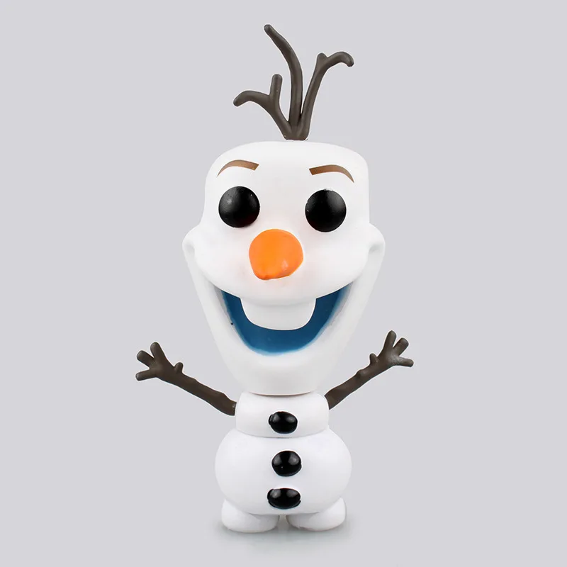 FUNKO POP Disney Cartoon Movie Frozen OLAF #79 PVC Action Figure brinquedos Collection Model toys for Children birthday Gift