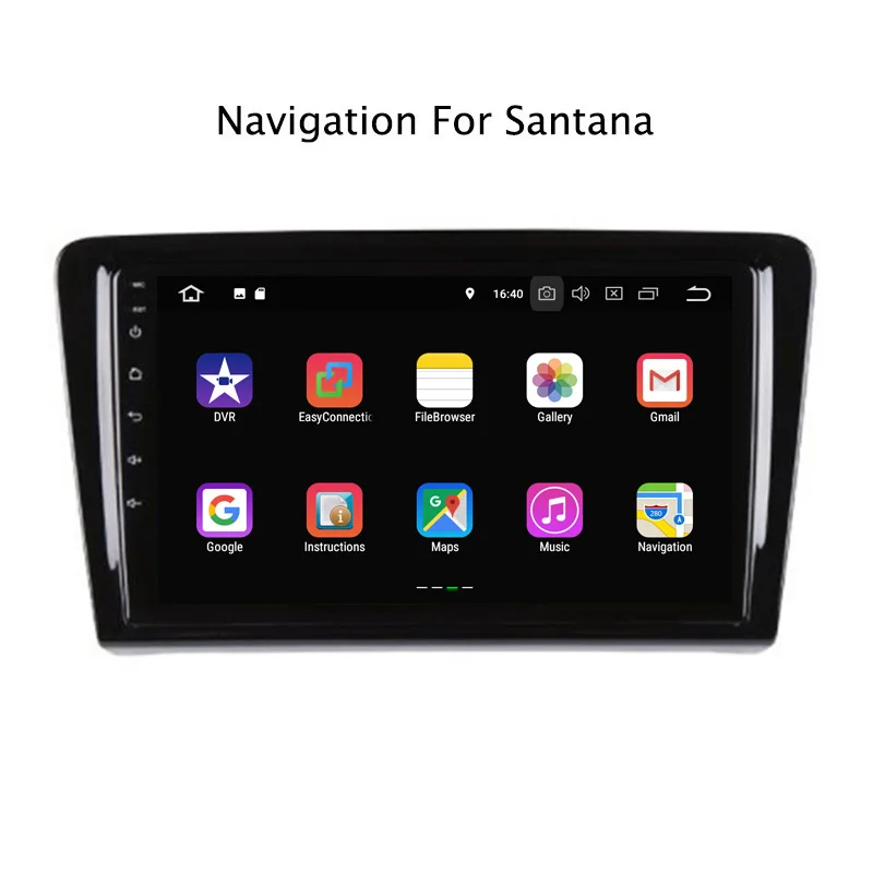 Perfect 9" 2G RAM 16G ROM Android 8.1 Car DVD Multimedia Player For VW Santana 2013-2017 GPS Navigation Radio Stereo Audio 5