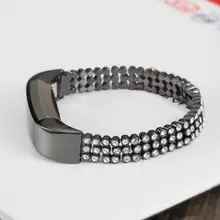 HIPERDEAL Смарт аксессуары ремешок для Fitbit Alta hr/Для Fitbit часы Alta Flash Диамант из натуральной нержавеющей стали dec14