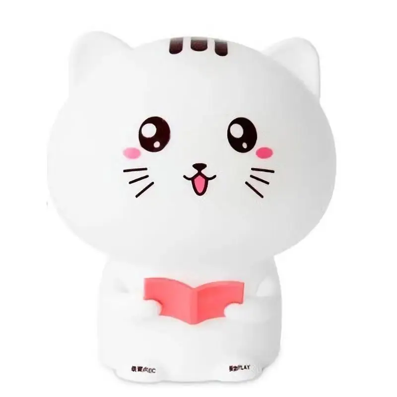 

Silicone Cute Cat Pat Light 7 Color Changing LED Night Lamp Bedside Lights