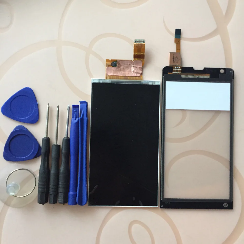 

For Sony Xperia SP C5303 C5302 C5306 M35h Touch Screen Digitizer Sensor Panel + LCD Display Monitor Screen Panel + Free Tools