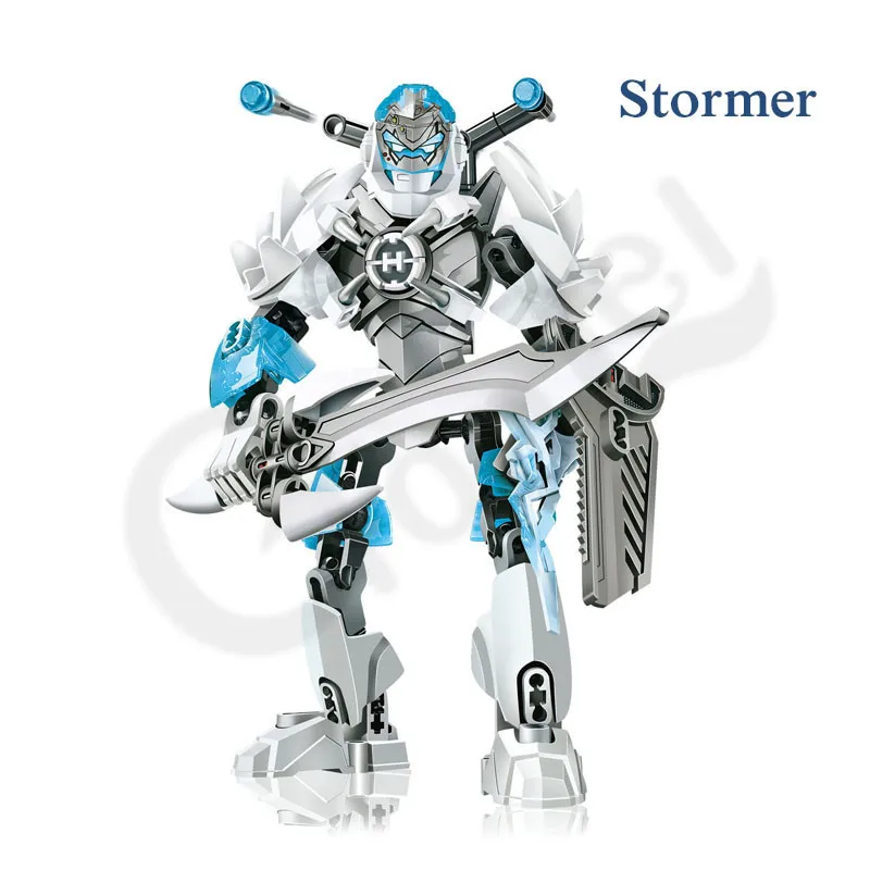 Новинка Bionicle Hero Factory 5 звезд STORMER FROST BEAST робот строительный блок кирпичи игрушки