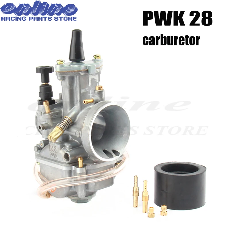 

Carburetor & Intake Boot Needle Jet PWK28 28mm for Scooters Dirt bike JOG50 JOG90 DIO50 KR150
