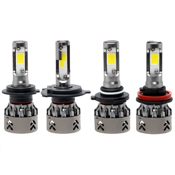 

1 Pair LED Car Headlamp H4 H7 9006 H8/H9/H11 IP68 60W/set Hi-Lo Beam Auto Headlight Bulbs Cool White Car Modification Head Light