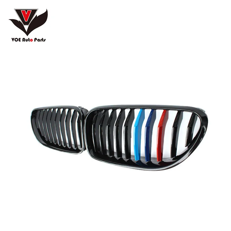 F06 F12 F13 почек углерода Волокно передний гонки гриль решетка для 2011- BMW 6 серии 630i 640i 650I матовый/черный глянец/3-Цвет