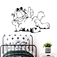 Drop Shipping Garfield Vinyl Kitchen Wall Stickers Wallpaper For Bedroom Decoration Decoration Accessories Murals garfield large
