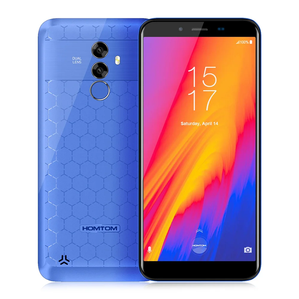 Новый HOMTOM S99 смартфон 4G 5 '✘:9 Android 8 0 MTK6750 B Оперативная память 6 Встроенная 21.0MP +