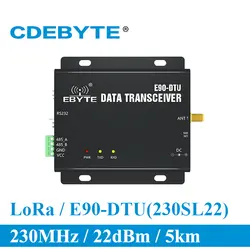 E90-DTU-230SL22 LoRa RS232 RS485 230 МГц RSSI реле IoT беспроводной VHF модуль приемопередатчика 22dBm передатчик и приемник