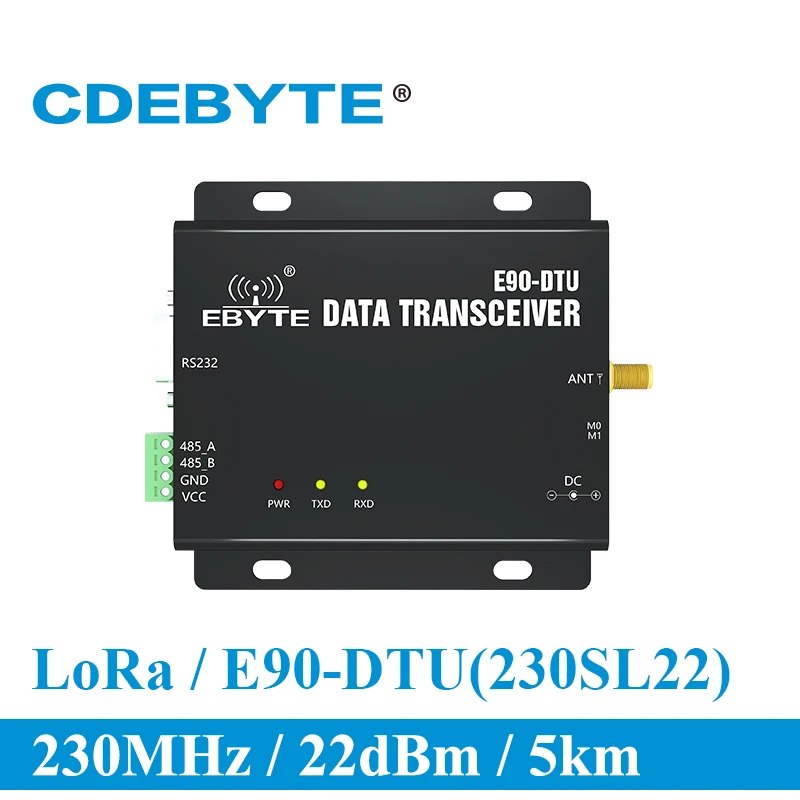 

E90-DTU-230SL22 LoRa RS232 RS485 230MHz RSSI Relay IoT vhf Wireless Transceiver Module 22dBm Transmitter and Receiver