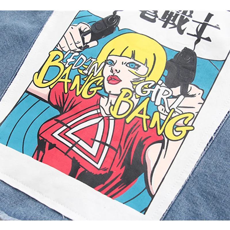 warriors denim jacket