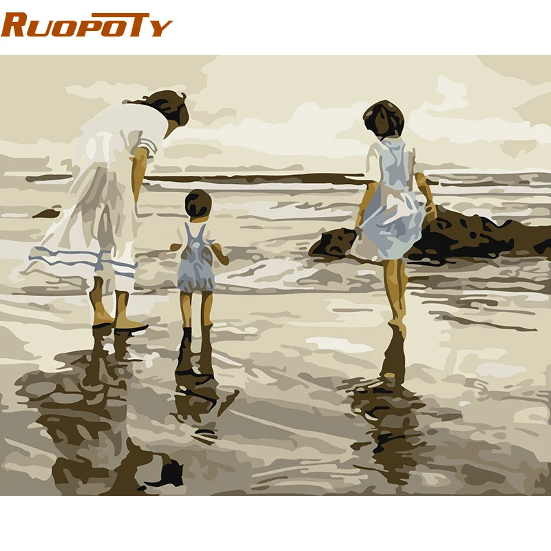 Набор для рисования по номерам на стену Морская пейзаж|art pictures|wall art picturediy painting |