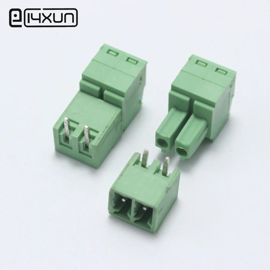 5pcs2PinPluggableTerminalBlock2PBendPinPTBPlugjackfor22