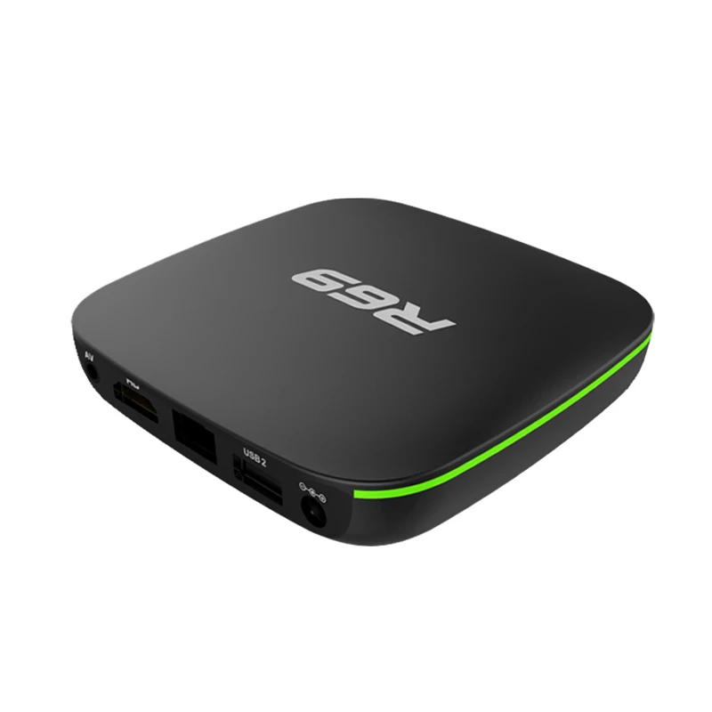 Allwinner H3 رباعية النواة R69 الذكية الروبوت 7.1 التلفزيون مربع 1 GB 8 GB 2 GB 16 GB 2.4G Wifi تعيين كبار مربع 1080 P HD مشغل الوسائط