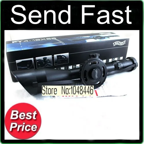 Best price at $155 Cheap WALTHER 4-16X56SF Sight Rifle Scope with Free Mounts