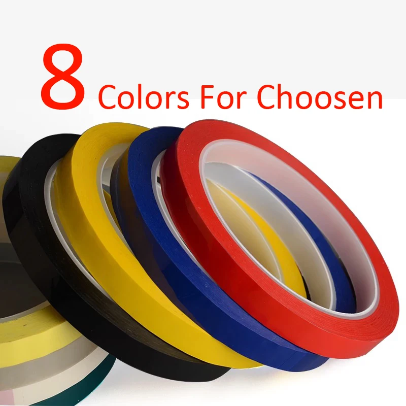 super strong 50M Long/roll yellow red black Adhesive Insulation Tape for Transformer Motor Capacitor Coil Wrap Anti-Flame