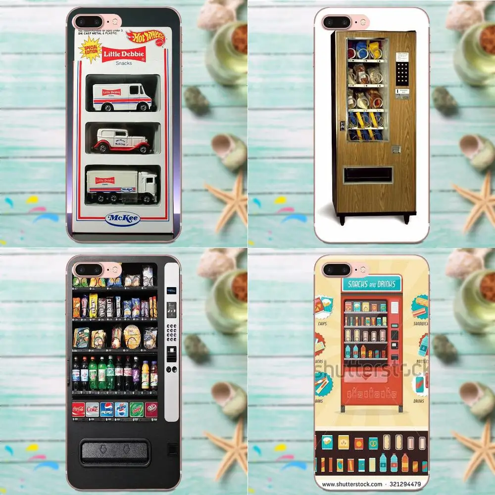 

For Huawei Mate 7 8 9 10 20 P8 P9 P10 P20 P30 Lite Plus Pro 2017 Skin Thin Pc Cell Case Vintage Snack Vending Machine