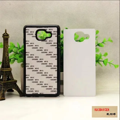 Для samsung J7 Max прочный ПК Пластик DIY 2D сублимации пустой корпус чехол с алюминиевой пластины