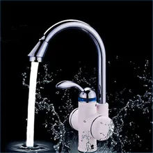 3000 Вт 220 В Электрический нагреватель кран, Быстрый мгновенный нагрев воды Электрический кран, на бортике под входящей воды Электрический кран, J14054