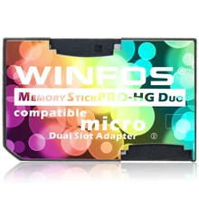 Адаптер для карт памяти microSD/micro SDHC TF для карты памяти MS Pro Duo, адаптер для устройства чтения карт psp