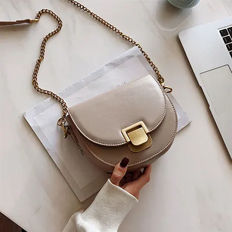 Новинка года для женщин кожа Сумки sac известный дизайнер сумка Высокое качество седло клапаном цепи Мода для Месседжер-сумка для девочек