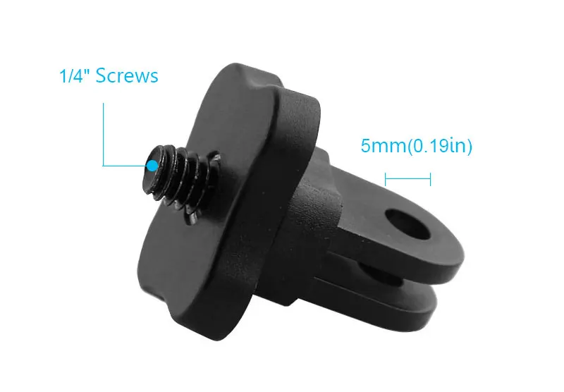 Gopro Accessories Standard 14 Inch Thread AEE Adapter for Gopro Hero 4 3 Xiaomi Yi 4k Sjcam Sj4000 Sj5000 Sj7000 Action Camera (4)