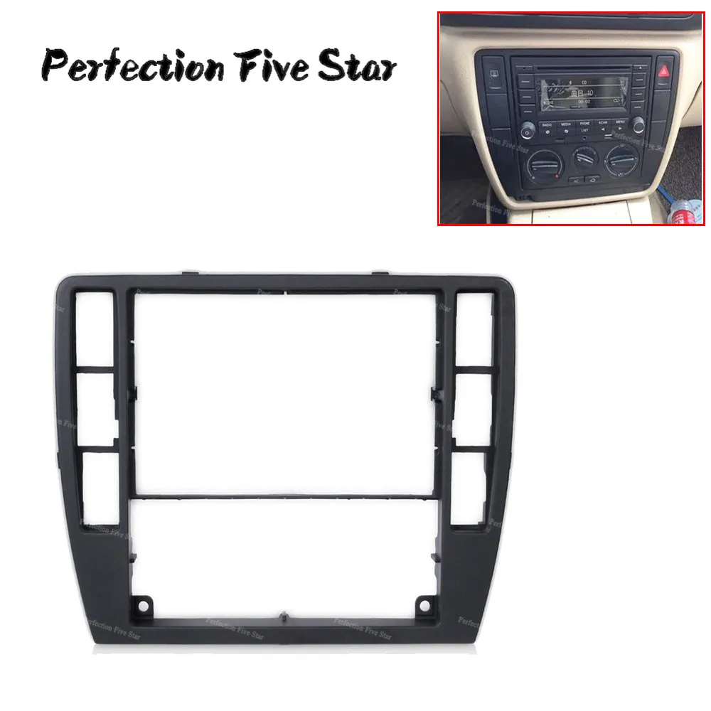 

3B0858069 For VW Passat B5 1998 2000 2001 2004 2005 Black Dashboard Center Console Bezel Panel Radio Face Trim Frame Surround