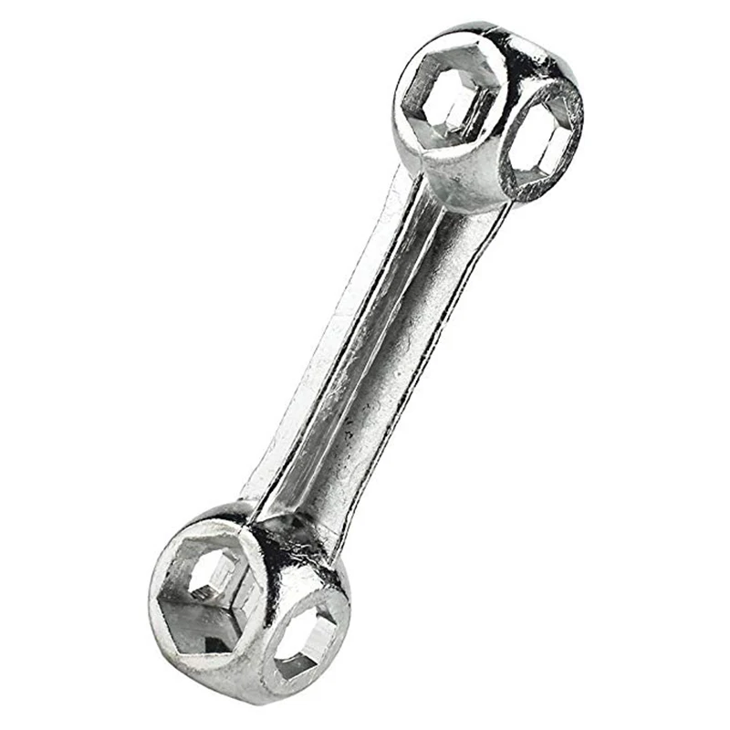 10REIZ Cycling Exercise 6-15mm 10 in 1 Bicycle Hexagon Wrench Repair Tool Durable Dog Bone Shape Bicycle Accessory Repairment Tool