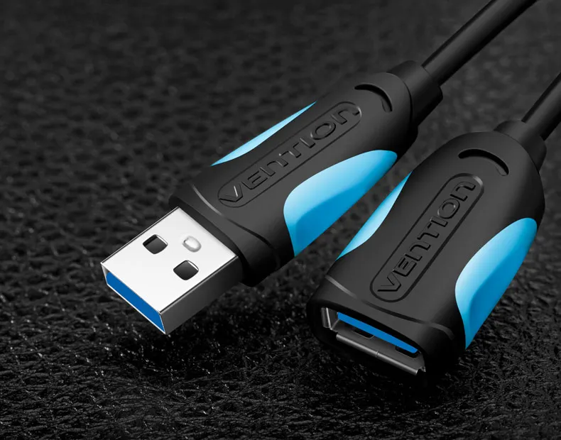 Vention USB кабель-удлинитель USB 3,0 кабель для Smart tv PS4 Xbox One SSD USB3.0 для удлинителя кабеля передачи данных Mini USB удлинитель Cabl