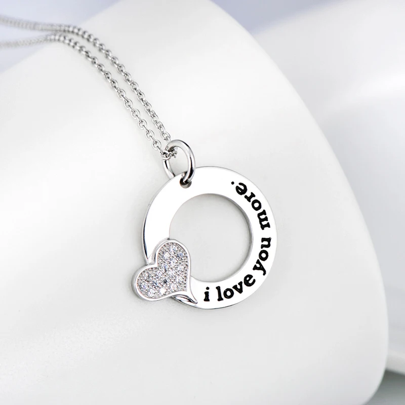 925-Sterling-Silver-Jewelry-Women-I-LOVE-YOU-MORE-Crystal-Love-Heart-Pendants-Necklaces-Silver-Chain (4)