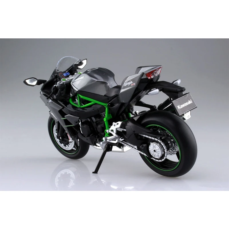 OHS Aoshima 104569 1/12 Ninja H2R Street Ver. Масштаб готовой литья под давлением мотоциклов Модель