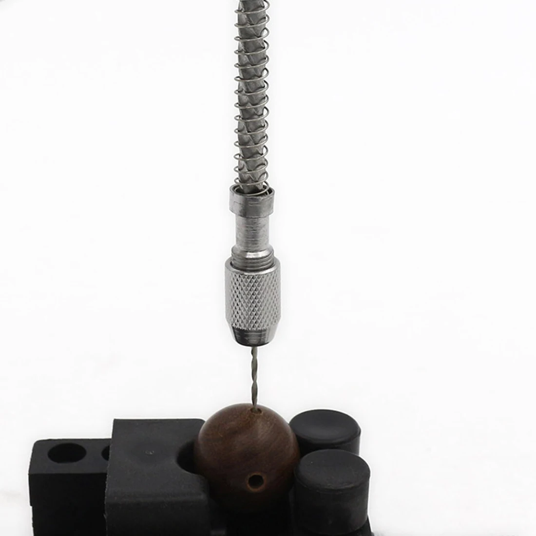 

Rotary Tool 0.2-2mm Mini Micro Aluminum Hand Drill With Keyless Chuck Drilling For Woodworking Plastic,Walnut,Rubber