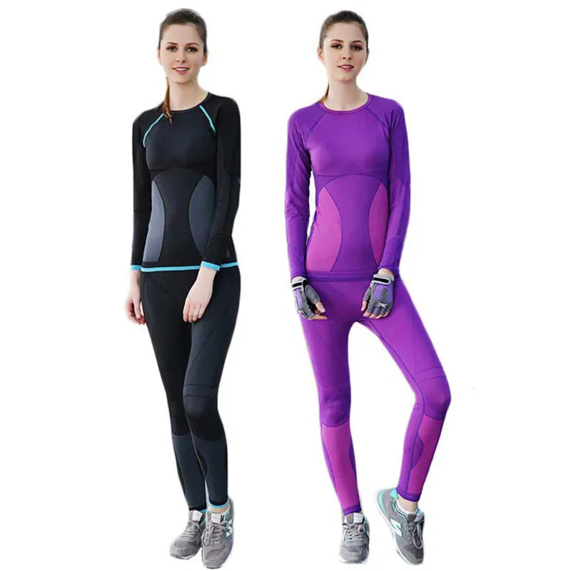

New Winter Thermal Underwear Sets Women Brand Anti-microbial Stretch Women's Thermo Underwear Female Warm Long Johns
