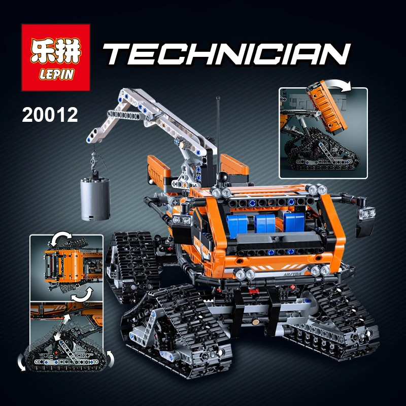 

Lepin 20012  Technic Series Mechanical Group The Polar Adventure Vehicle Building Blocks Bricks Set Toys compatible 42038