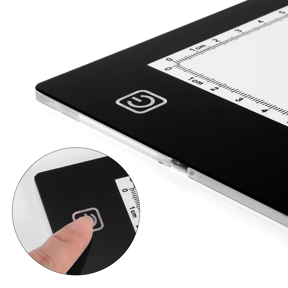  9.05'' x 12.4'' A4 LED Light Box Professional Animation Ultra Thin Drawing Board Touch Variable Ill
