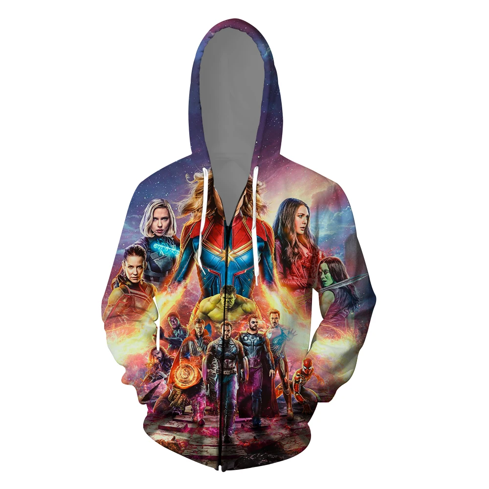 Movie Avengers Endgame Quantum Realm Sweatshirt Jacket Costumes Advanced Tech Hoodie superhero Captain America Hoodies Cosplay