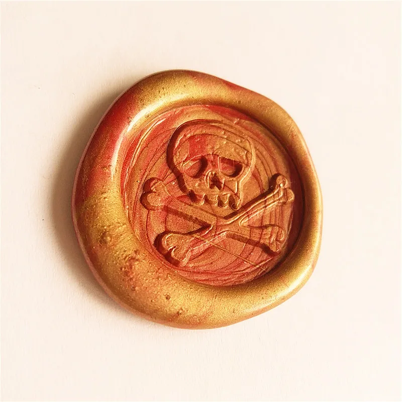 Gold Plated Wax Seal Stamp Custom Wedding Invitation stamp Decorative
