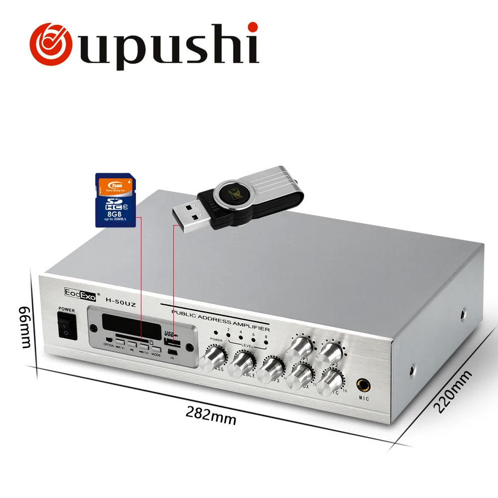 Oupushi Bluetooth Home Background Music System MP3
