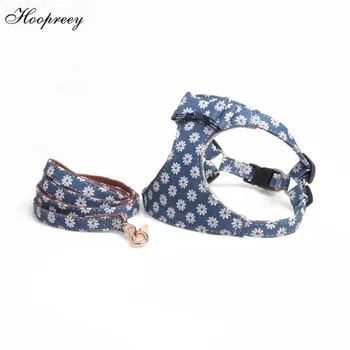 

Dog Harness and Leash Set Breathable Vest Pet Pull Chest Strap for Small Medium Dogs and Cats Harness Walking out Leads 10A
