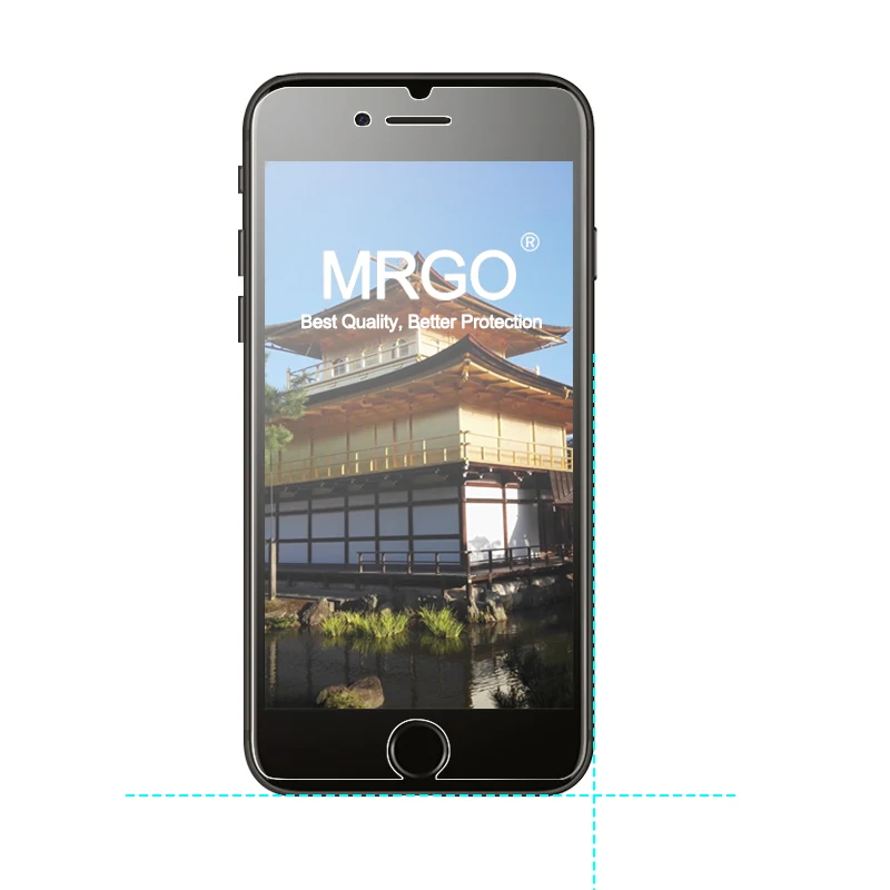 MRGO закаленное стекло для Apple iPhone 7 Plus защита экрана телефона 9H 2.5D Защитная пленка