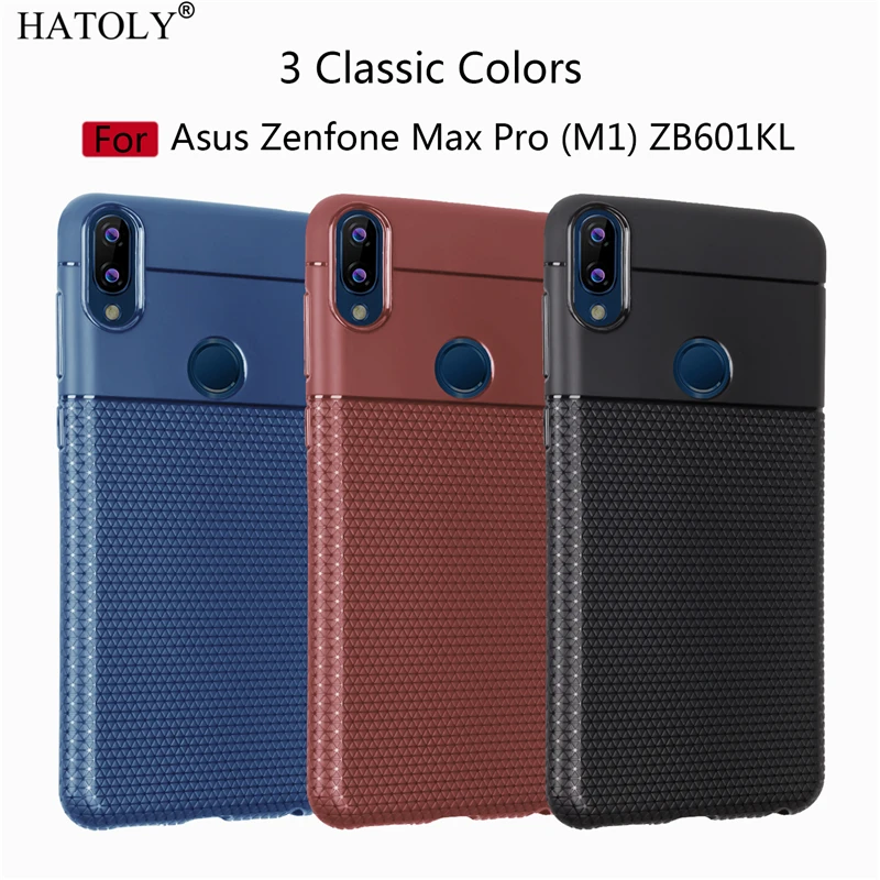 Hatoly для Coque Asus Zenfone Max Pro M1 случае Треугольники узор матовый TPU крышка ZB601KL ZB602KL X00TD |
