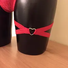 Клетка кроссовер подвязка бандаж для ног с сердцем